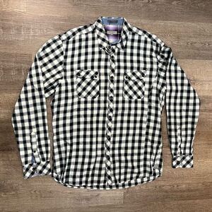 Ted Baker London Plaid Button Down Shirt Size Small